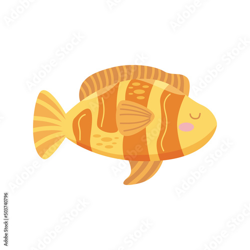 clownfish golden sealife
