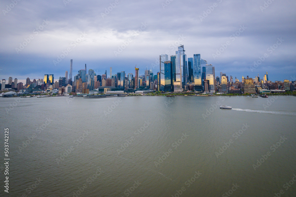 Aerial Drone of Weehawken New Jersey