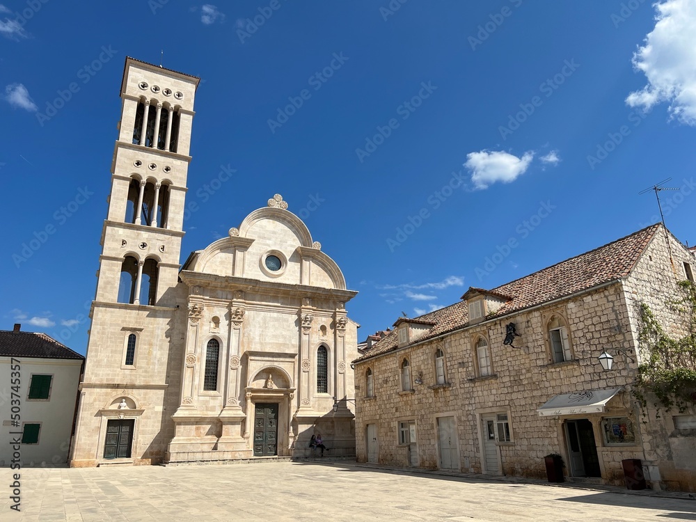 Cathedral of St. Stephen in Hvar, Croatia
