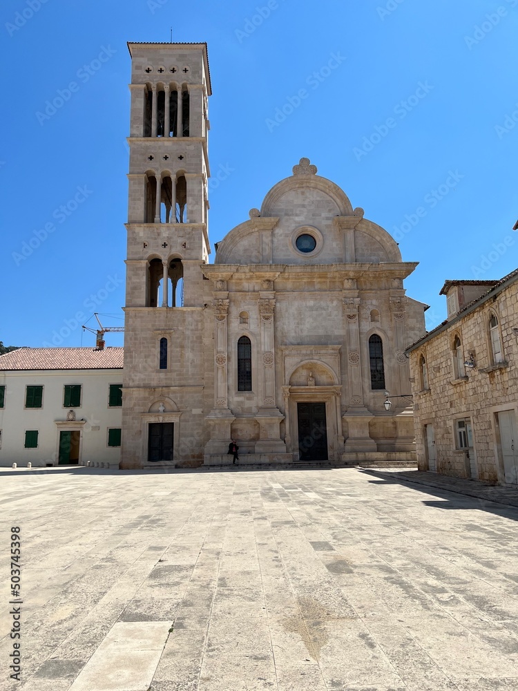 Cathedral of St. Stephen in Hvar, Croatia