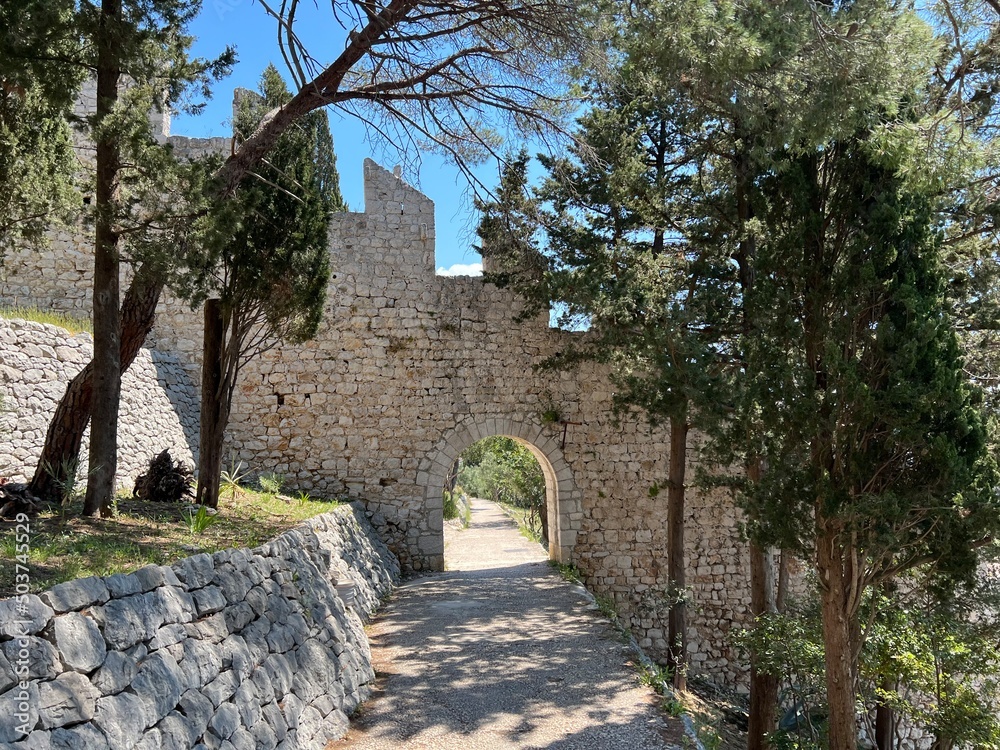 Fortica fortress in Hvar Town, Croatia