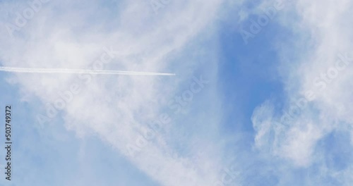 Airplane Jet Clouds Flying Planes