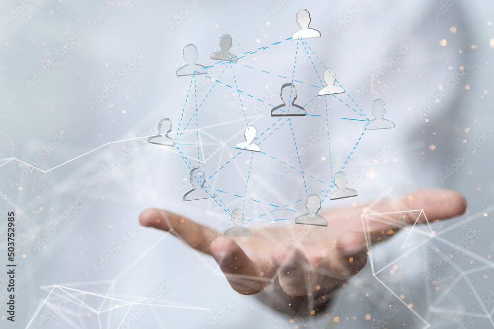 Global network. Blockchain. 3D illustration. Neural networks and artificial intelligence. Abstract Global network. Blockchain. 3D illustration. Neural networks and artificial intelligence. Abstract