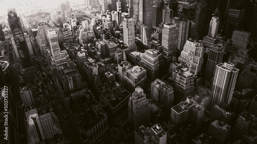 Photography Black and white footage of New York city