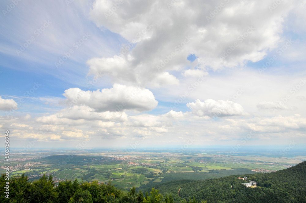 Naklejka premium Panorama