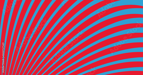 Retro vintage blue red stripes design background vector color banner concept flag airmail