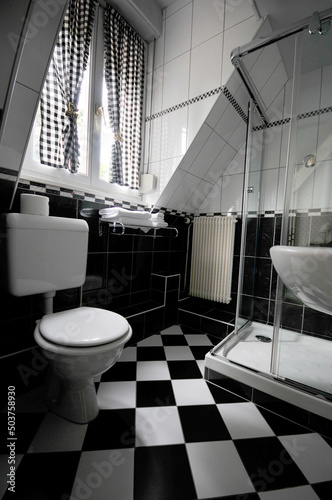 Slika na platnu Salle de bain - toilettes