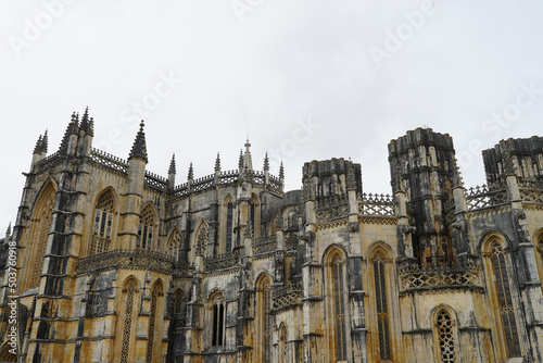 Exterior view of Monastery of Batalha in Lisbon photo