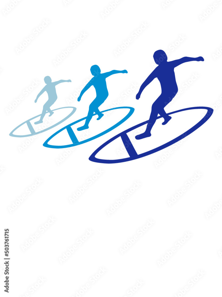 Obraz premium Team 3 Surfer 