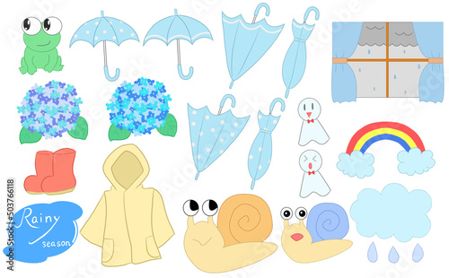青の梅雨セット