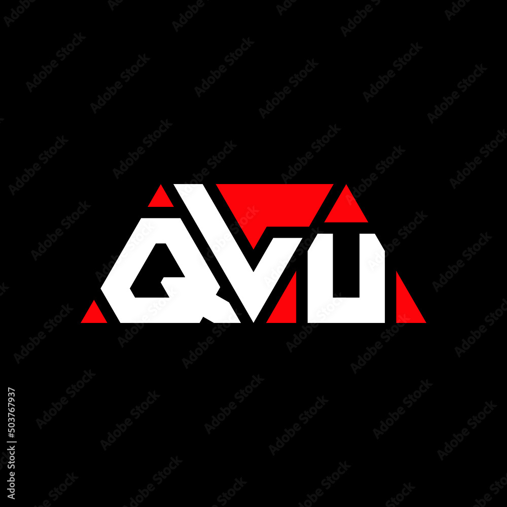 QLU triangle letter logo design with triangle shape. QLU triangle logo design monogram. QLU triangle vector logo template with red color. QLU triangular logo Simple, Elegant, and Luxurious Logo...