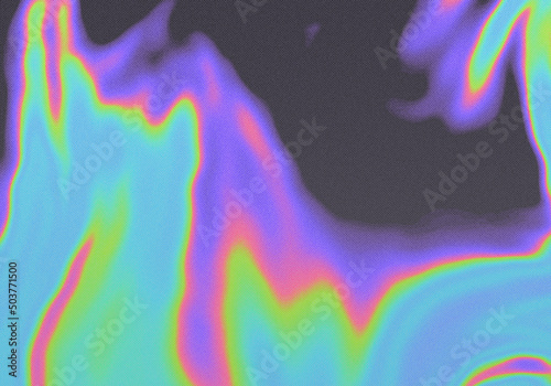 Billede på lærred Thermal blurred gradient backgrounds with grain texture