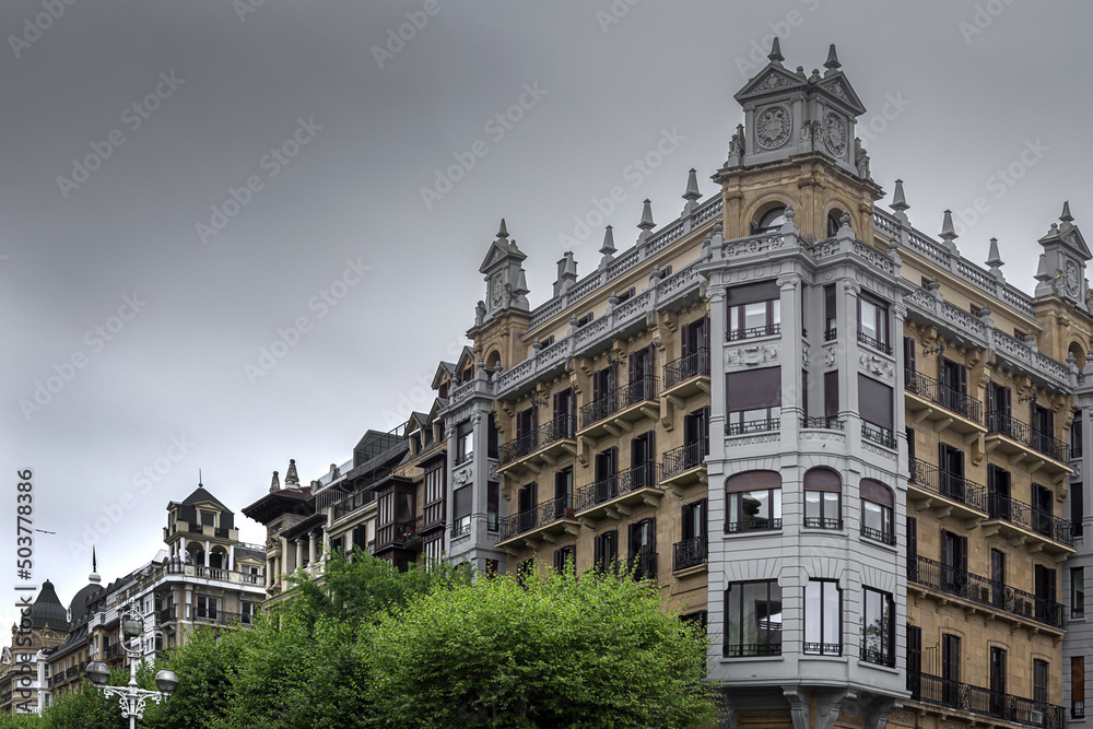 Architecture and Buildings of San Sebastian in the Basque Country