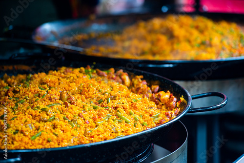 Obraz na plátne Spanish food Paella