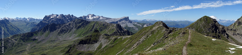 Panorama: Blick vom Riedkopf