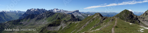 Panorama: Blick vom Riedkopf