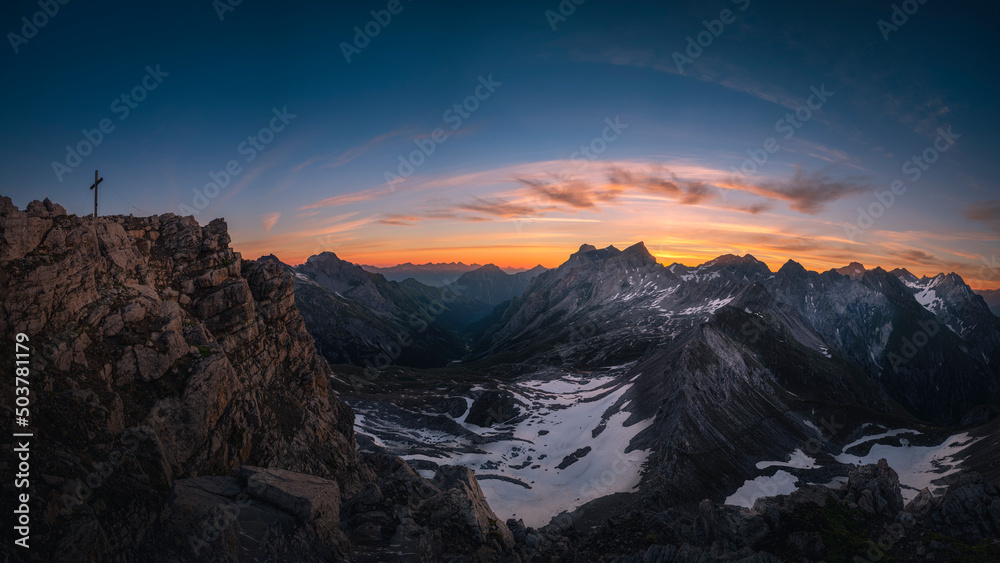 Sonnenaufgang Samspitze