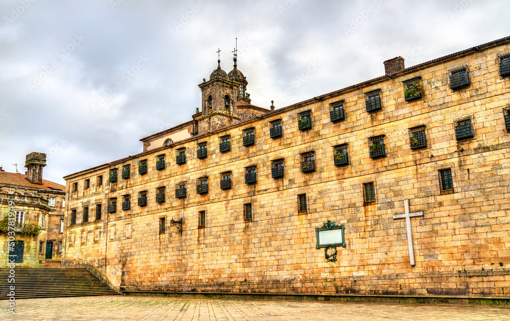 Monastery of San Paio de Antealtares in Santiago de Compostela, UNESCO world heritage in Galicia, Spain