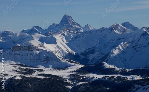 Mount Assiniboine view at Sunshine Village Ski Slope © James