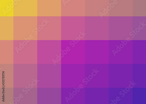 Abstract color Low-Polygones Generative Art background illustration