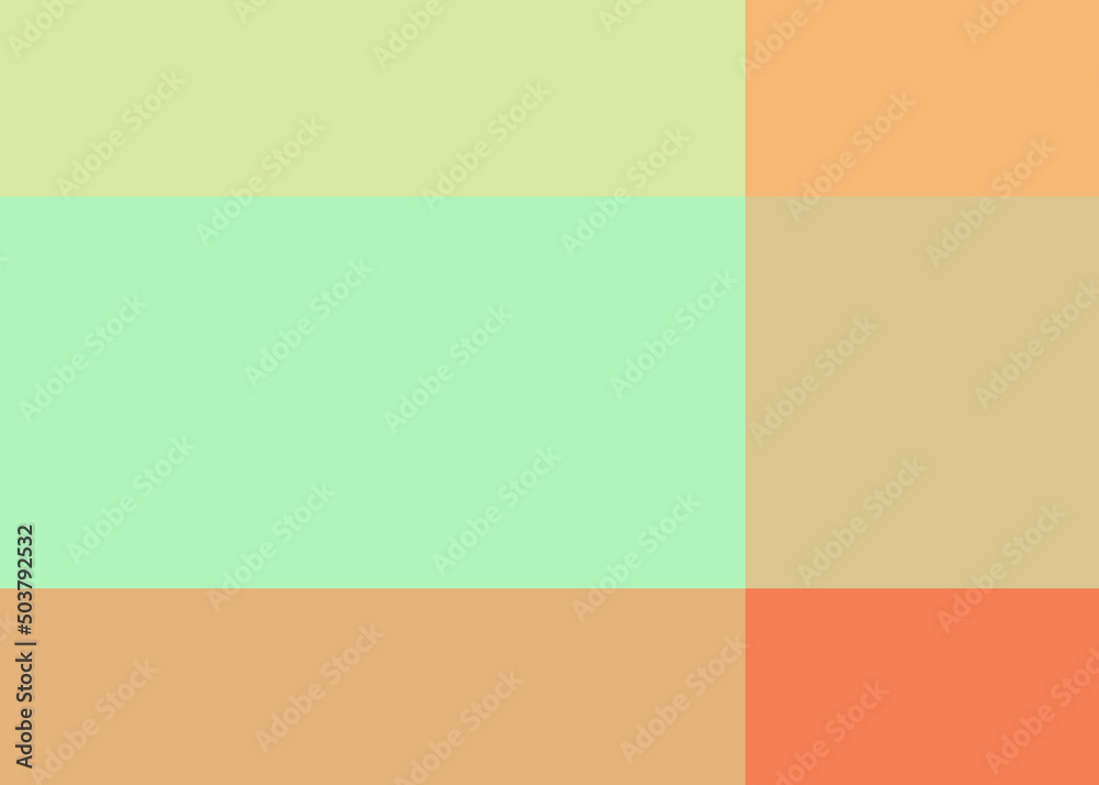 Fototapeta premium Abstract color Low-Polygones Generative Art background illustration