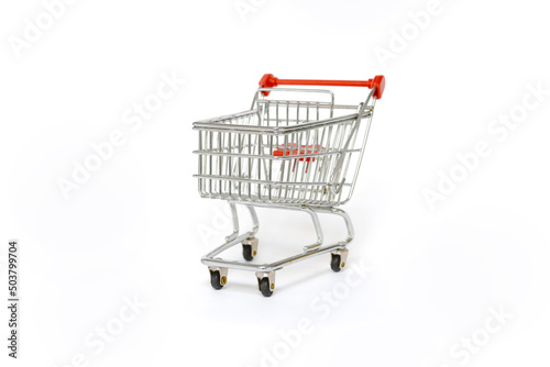 Chariot de supermarché miniature © Anthony SEJOURNE