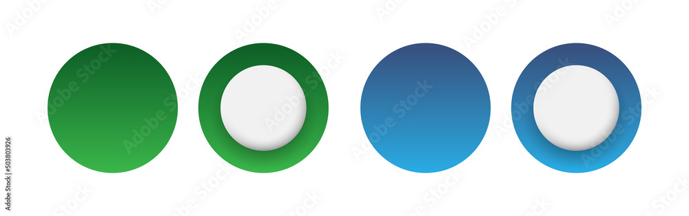 Radio button. Switch set. Vector clipart isolated on white background. Radio button. Switch set. Vector clipart isolated on white background.