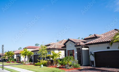 South Florida real estate background in luxury golf community, Bonita Springs