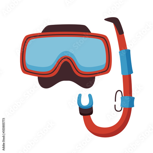snorkel and mask