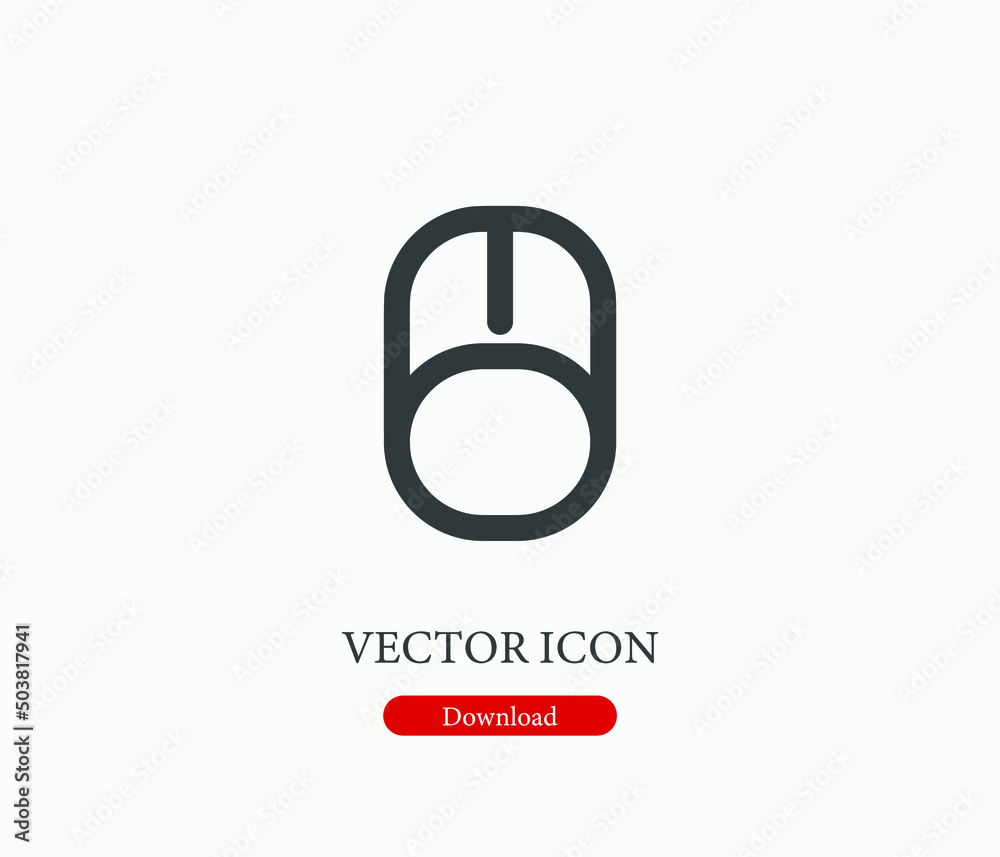 Mouse vector icon. Editable stroke. Symbol in Line Art Style for Design, Presentation, Website or Mobile Apps Elements, Logo. Cursor symbol illustration. Pixel vector graphics - Vector Mouse vector icon. Editable stroke. Symbol in Line Art Style for Design, Presentation, Website or Mobile Apps Elements, Logo. Cursor symbol illustration. Pixel vector graphics - Vector