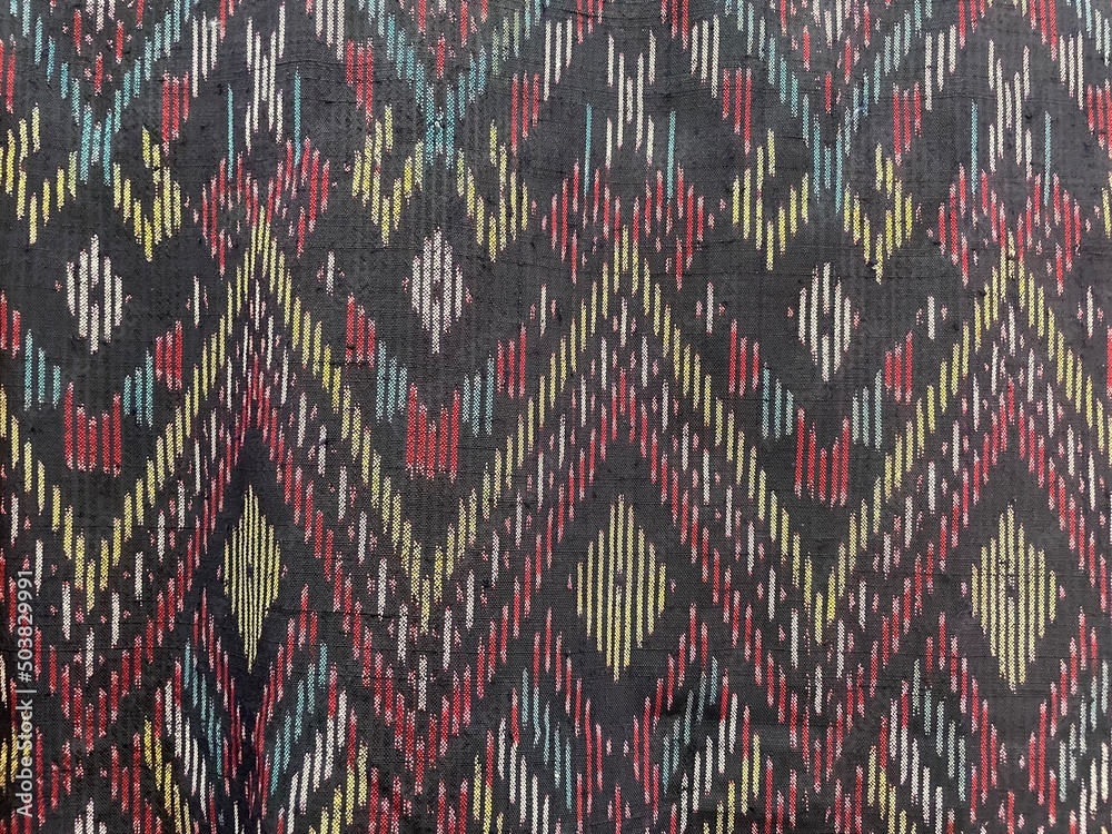 Fabric pattern design from Thai wisdom art. Fabric pattern design from Thai wisdom art.