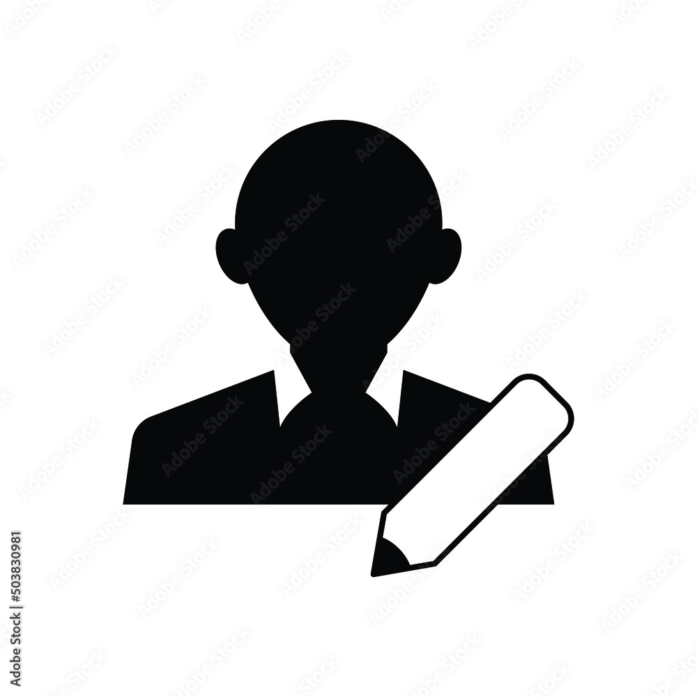 Edit profile icon design isolated on white background Edit profile icon design isolated on white background
