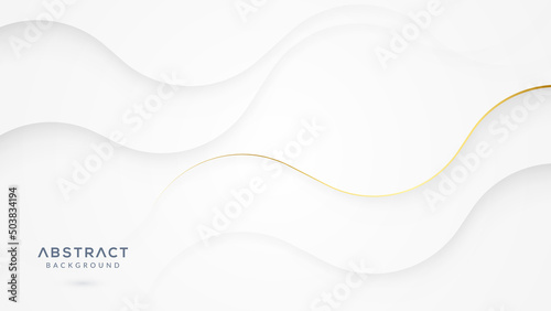 Dynamic wavy light gold and shadow gray background