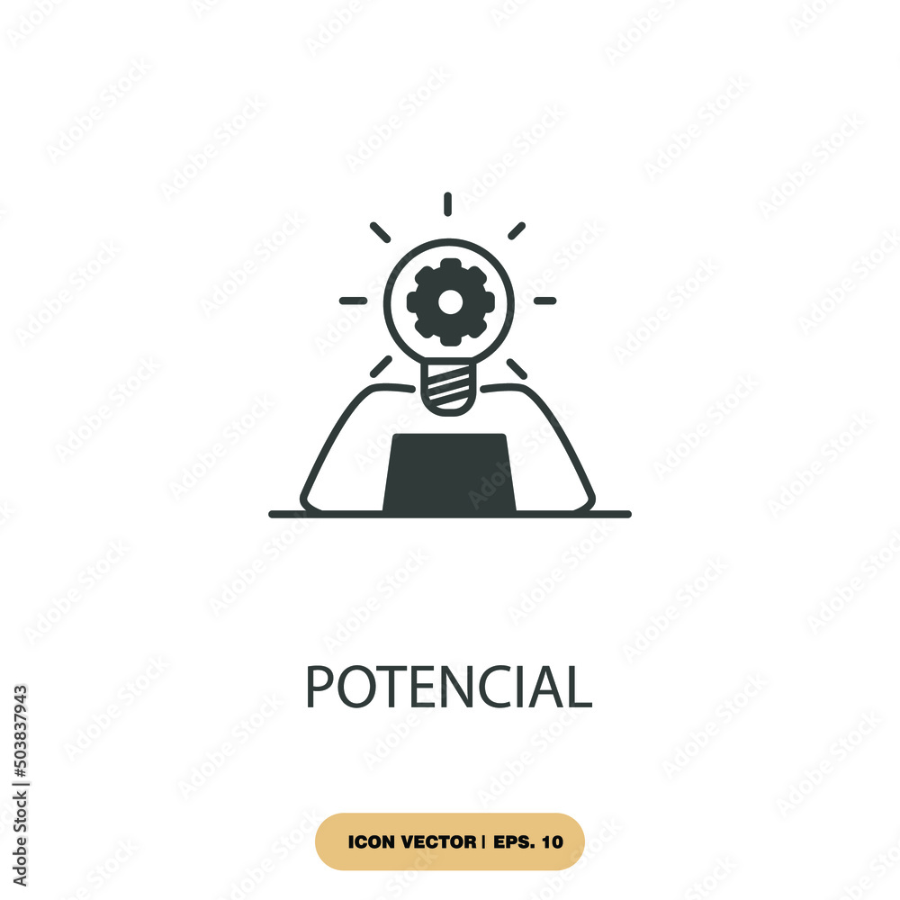 potential icons  symbol vector elements for infographic web