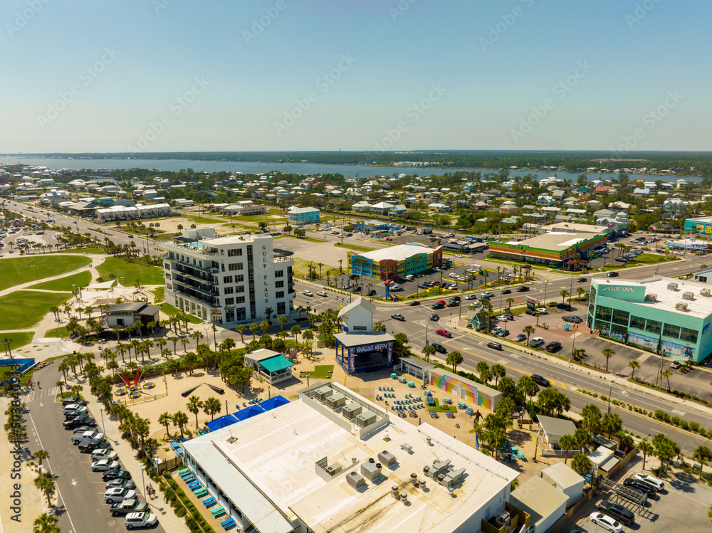 Aerial drone photo The Hangout Gulf Shores AL USA