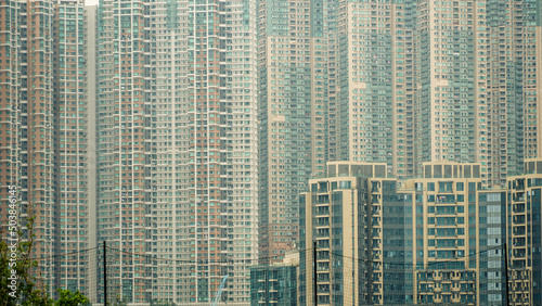 Edificios residencias  em Hong Kong