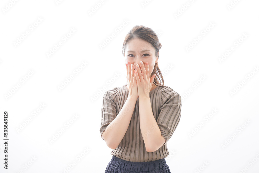 Overjoyed young businesswoman at office Overjoyed young businesswoman at office