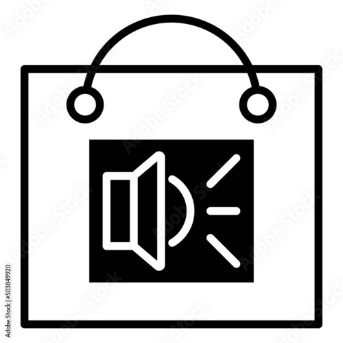E commerce and Delivery. Promotion vector icon illustration 
