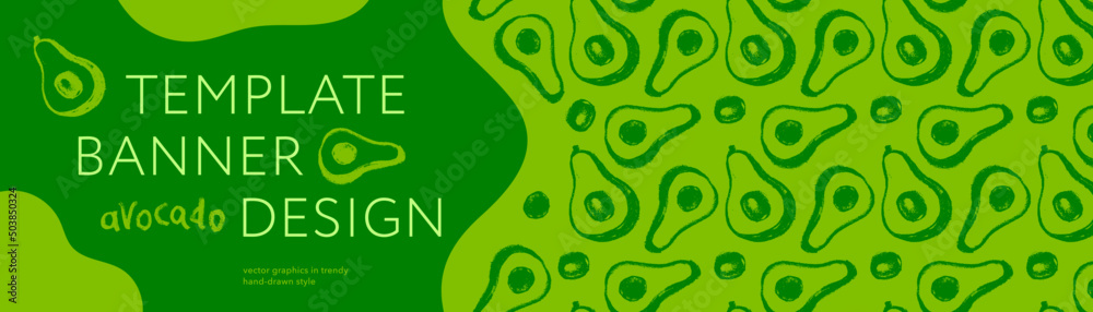 Vector avocado pattern seamless. Avocados decoration for oil label, packaging design. Vegetarian background. Avocados backdrop. Ornament with drawings of vegetables. Green vegan wallpaper for banner. Vector avocado pattern seamless. Avocados decoration for oil label, packaging design. Vegetarian background. Avocados backdrop. Ornament with drawings of vegetables. Green vegan wallpaper for banner.
