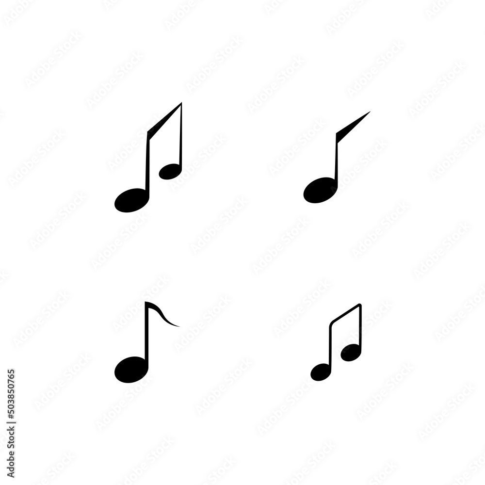 music note icon illustration design music note icon illustration design