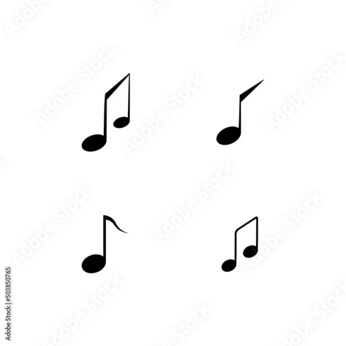 music note icon illustration design