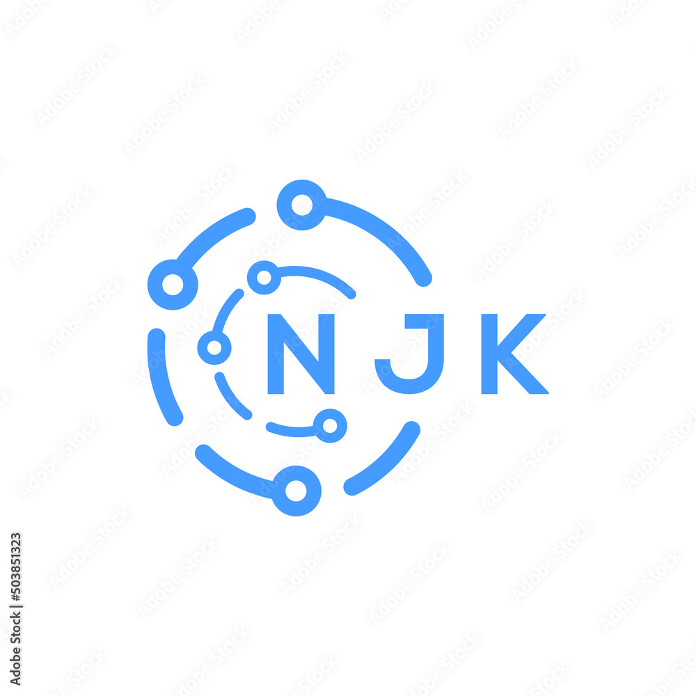 NJK technology letter logo design on white background. NJK creative initials technology letter logo concept. NJK technology letter design.
NJK technology letter logo design on white background. NJK creative initials technology letter logo concept. NJK technology letter design.