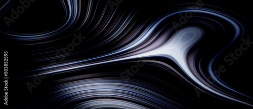 black liquid marble ink scape abstract background © Rosianna