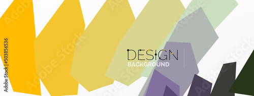 Background colorful shapes template. Wallpaper for concept of AI technology, blockchain, communication, 5G, science, business and technology