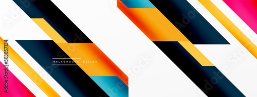 Dynamic lines background. Wallpaper for concept of AI technology, blockchain, communication, 5G, science, business and technology