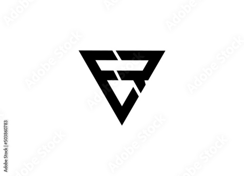 ER RE letter logo. Unique attractive creative modern initial ER RE E R initial based letter icon logo