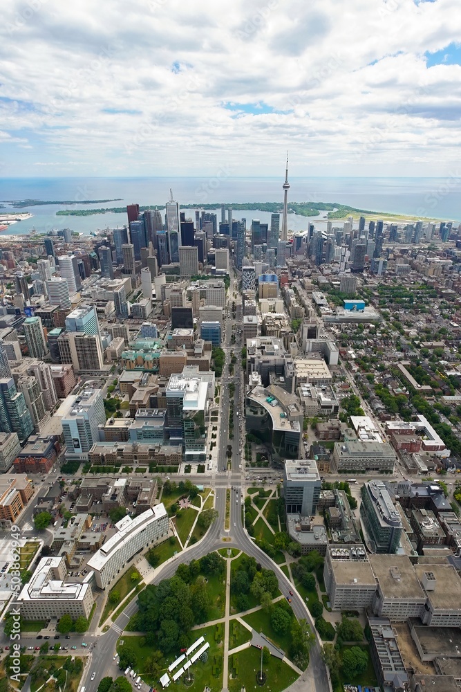 University Avenue in Toronto during the day