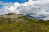 Balcan mountains in Konavle region near Dubrovnik.