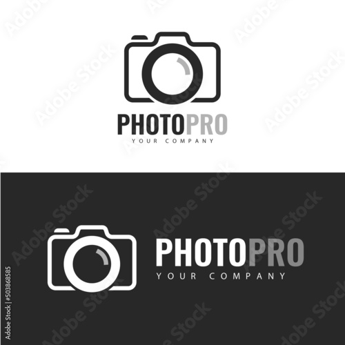 Logo template. Photo Pro Logo design.
