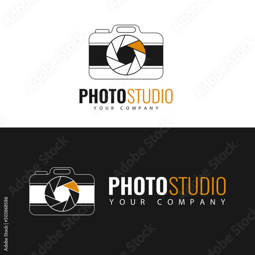 Logo template. Photo Studio Logo design.
